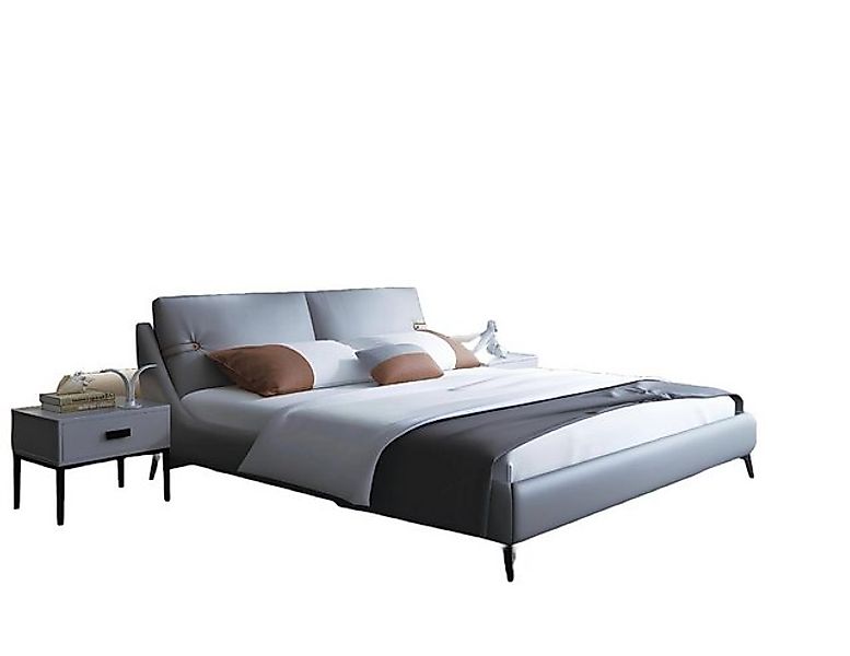 JVmoebel Bett Modernes Holz Edles Möbel Doppel Betten Schlafzimmer Polster günstig online kaufen