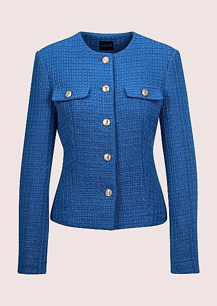 MADELEINE Jerseyblazer "Blazer Couturiger Kurzblazer mit goldfarbenen Knöpf günstig online kaufen