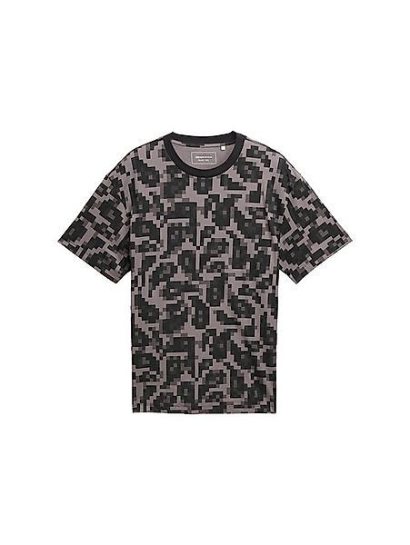 TOM TAILOR T-Shirt Relaxed Fit T-Shirt mit Muster günstig online kaufen