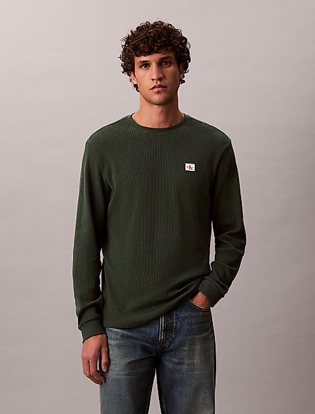 Calvin Klein Jeans Langarmshirt LS WAFFLE günstig online kaufen