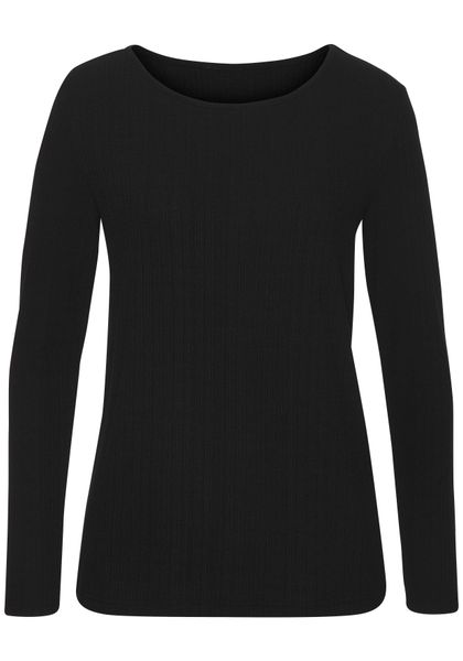 Vivance Langarmshirt mit modischer Rippstruktur aus günstig online kaufen