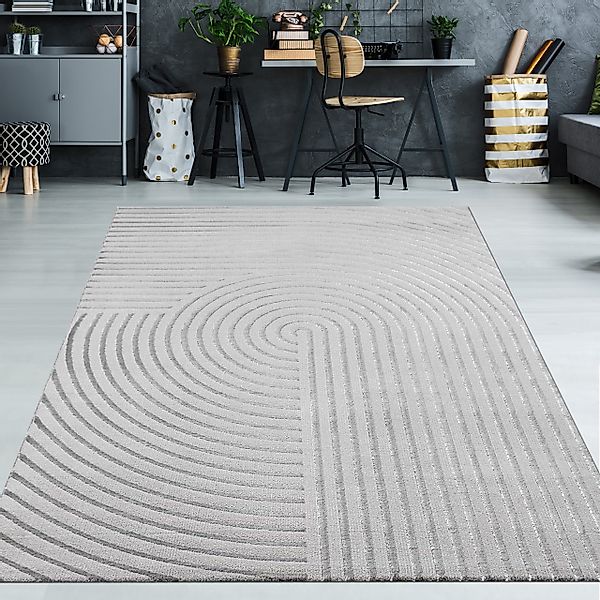 TeppichHome24 Teppich Moderner Teppich mit Bogen günstig online kaufen