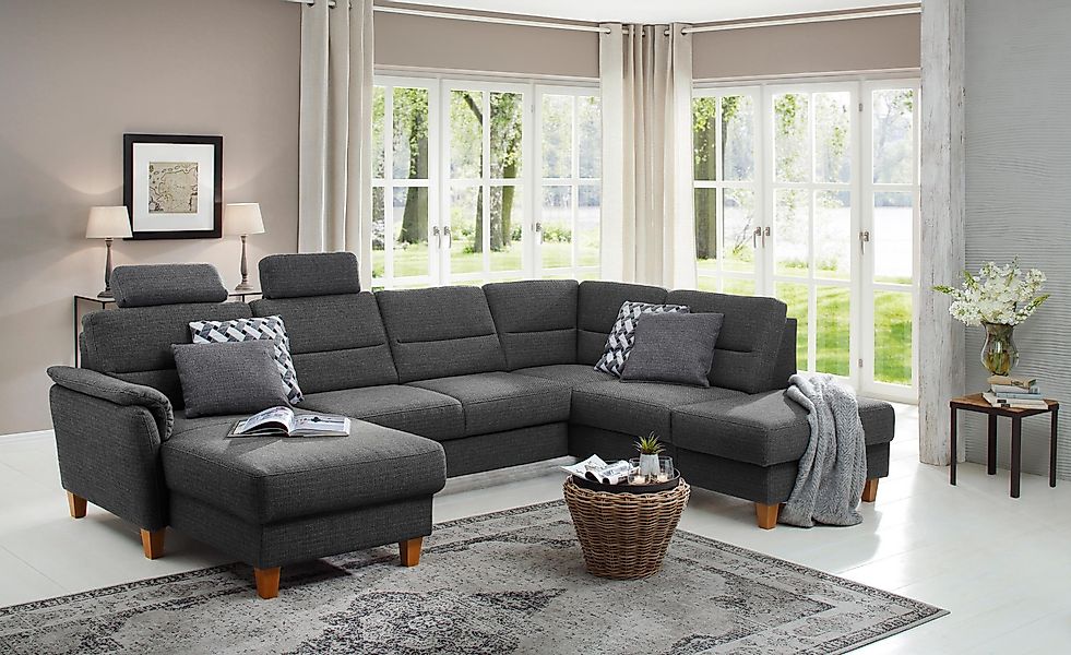 Home affaire Wohnlandschaft Palmera U-Form, B: günstig online kaufen