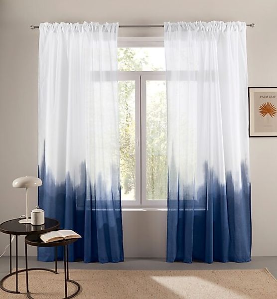 Bruno Banani Gardine »Nevalla«, (1 St.), Schal mit Farbverlauf, moderner Hi günstig online kaufen