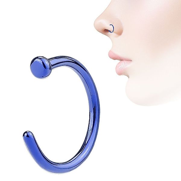 Taffstyle Nasenpiercing Fake Ring Piercing Hoop Septum Lippe Brust Intim, N günstig online kaufen