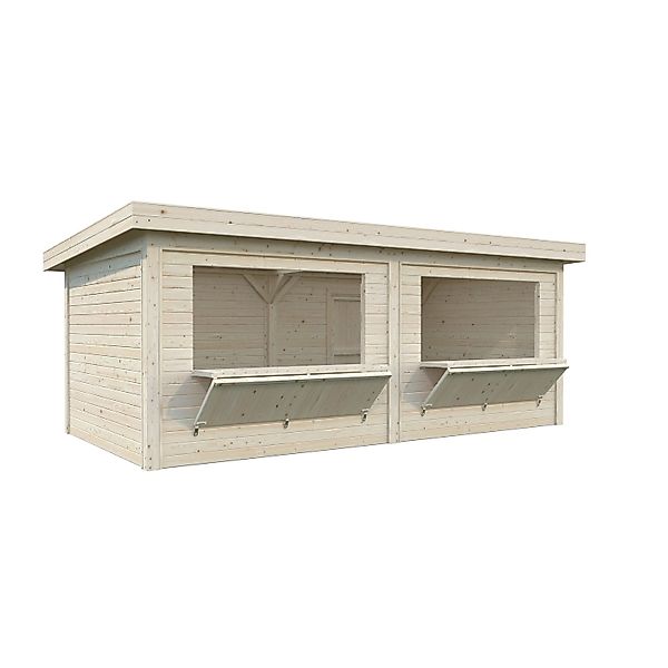 Palmako Marktstand Lenna Set 311 Naturbelassen 588 cm x 300 cm FSC® günstig online kaufen