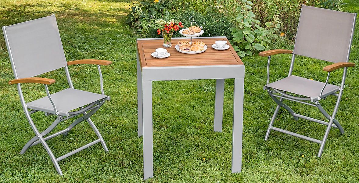 MERXX Gartentisch "Balkonauszieh-tisch" 65x130 cm günstig online kaufen