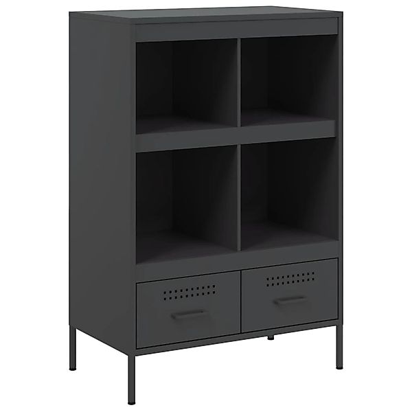 vidaXL Highboard Schwarz 68x39x101,5 cm Stahl 843102 günstig online kaufen