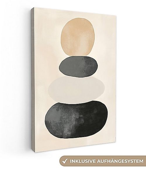 OneMillionCanvasses® Leinwandbild Japandi - Wabi sabi - Beige, Fotodruck (1 günstig online kaufen