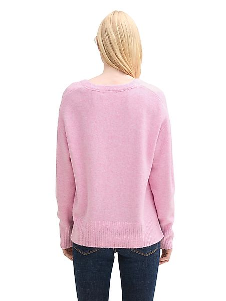 TOM TAILOR Denim Strickpullover mit V-Ausschnitt günstig online kaufen