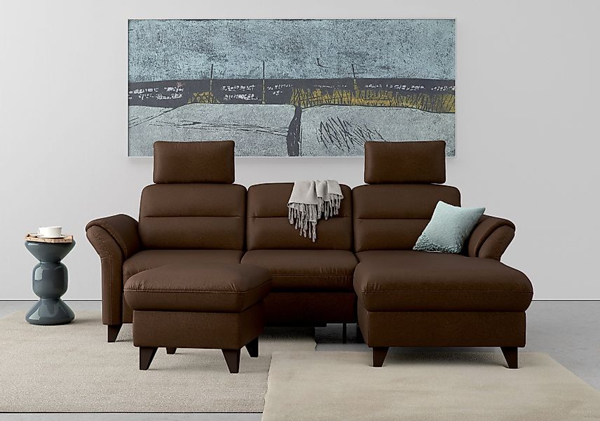 sit&more Ecksofa Mellum L-Form, Federkern, wahlweise günstig online kaufen