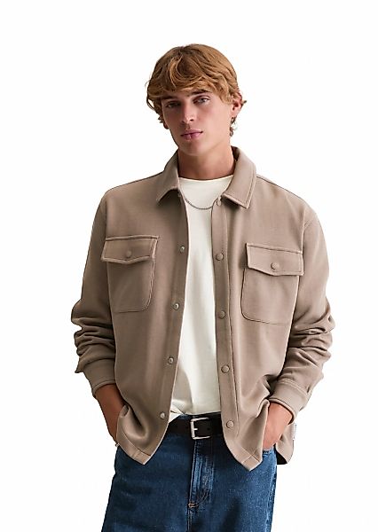 Marc OPolo DENIM Kurzjacke "aus Bio-Baumwolle mit feiner Struktur" ohne Kap günstig online kaufen