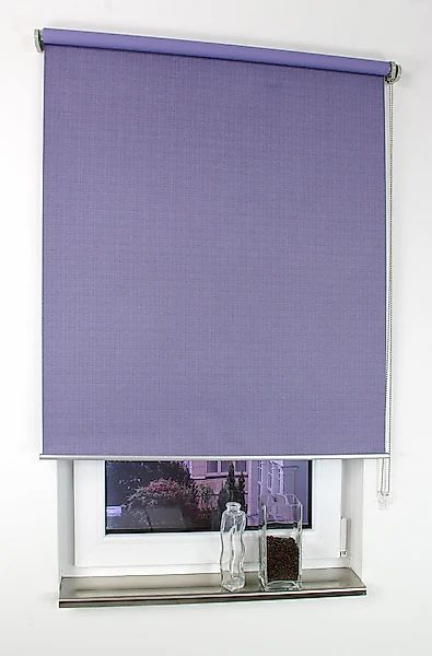 Liedeco Seitenzugrollo »Struktur« verdunkelnd energiesparend mit Bohren Uni günstig online kaufen