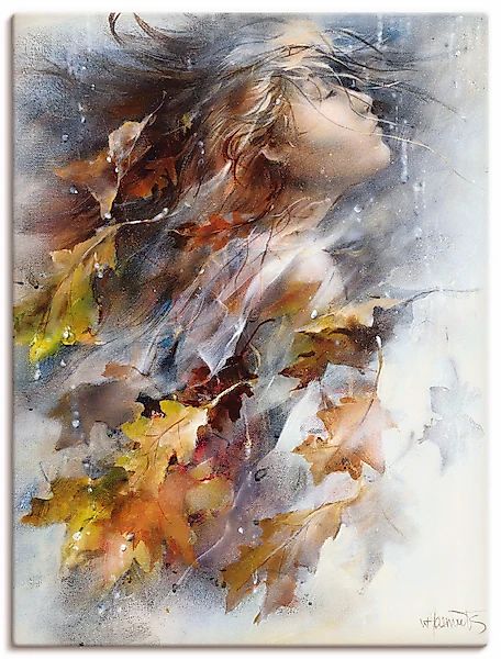 Artland Wandbild »Herbst« Frau 1 Stk. tlg. als Leinwandbild, Poster, Wandau günstig online kaufen