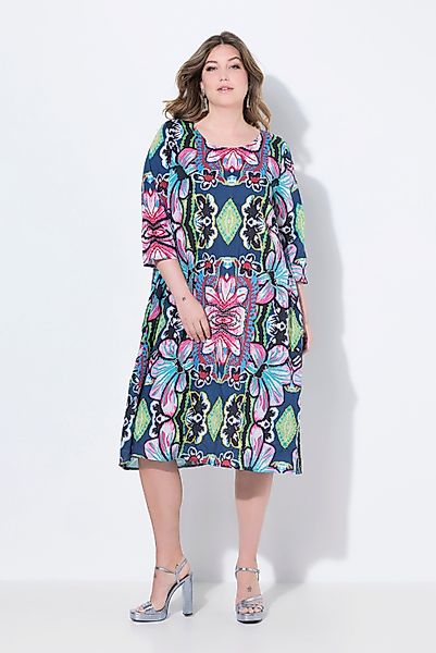 MIAMODA Jerseykleid Midikleid A-Linie florales Muster günstig online kaufen