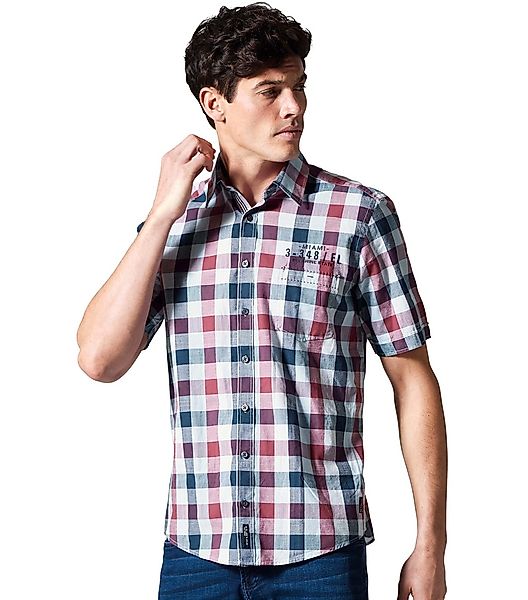 CASAMODA Kurzarmhemd "CASAMODA Freizeithemd Kurzarm kariert" günstig online kaufen