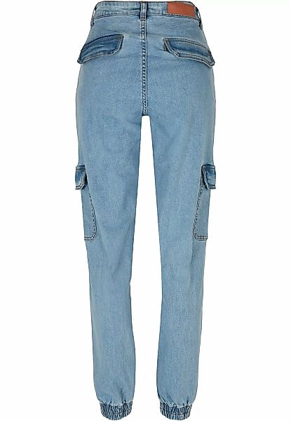 URBAN CLASSICS Stoffhose "Urban Classics Damen Ladies Organic Stretch Denim günstig online kaufen