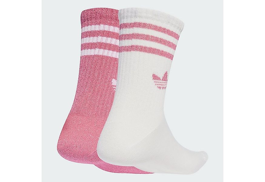 adidas Originals Funktionssocken 3-STREIFEN GLITZER CREW SOCKEN, 2 PAAR (1- günstig online kaufen