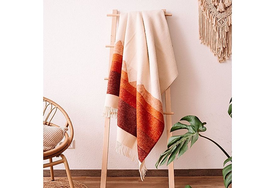 Wohndecke JAVA, Steppenwolle, Nachhaltige Kuscheldecke 130x200cm, Made in E günstig online kaufen