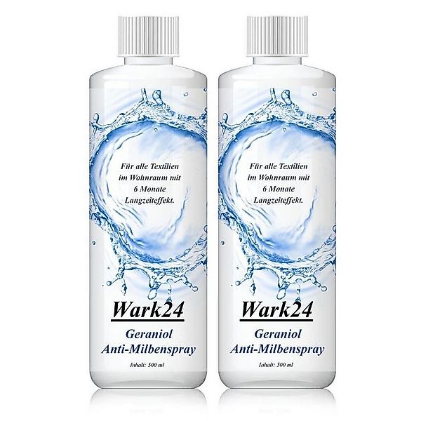 Wark24, Wasserbett Wark24 Geraniol Anti-Milbenspray 500ml - Für alle Textil günstig online kaufen