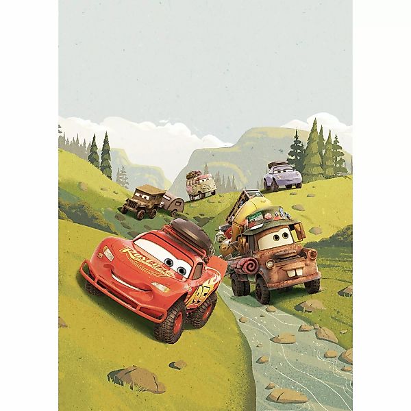 Komar Vliestapete »Digitaldruck Vlies - Cars Camping - Größe 200 x 280 cm«, günstig online kaufen