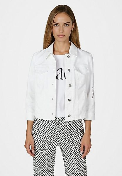 MARC AUREL Jeansjacke mit Lochstockerei günstig online kaufen