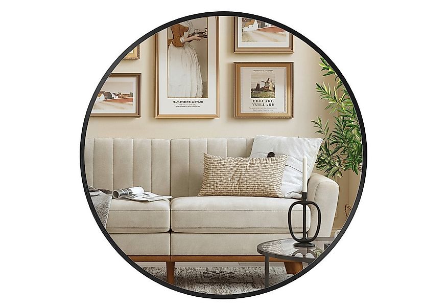 SONGMICS Wandspiegel, Spiegel rund, Badezimmerspiegel, 40/50/61/76 cm, Meta günstig online kaufen