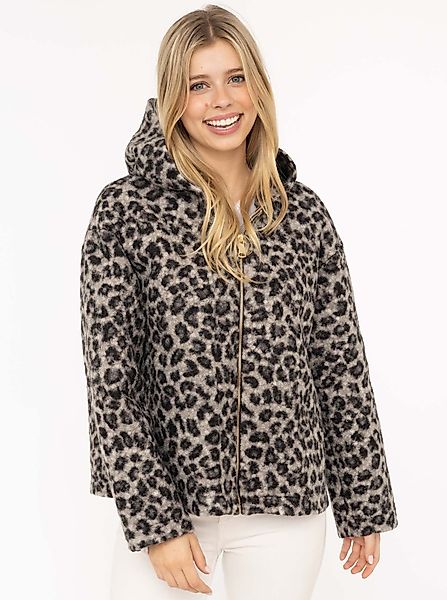 Zwillingsherz Kurzjacke "Fur" Kapuze, Reißverschluss, Seitliche günstig online kaufen
