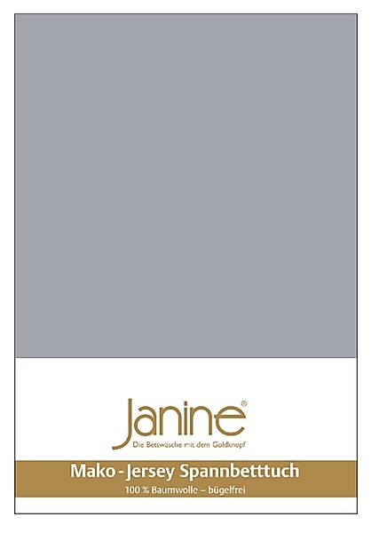 Janine Spannbettlaken "MAKO-FEINJERSEY 5007" aus 100% Baumwolle, für Matrat günstig online kaufen