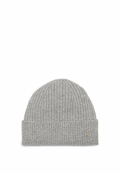 Calvin Klein Strickmütze "CK METAL WOOL BEANIE" aus weicher Wollmischung günstig online kaufen