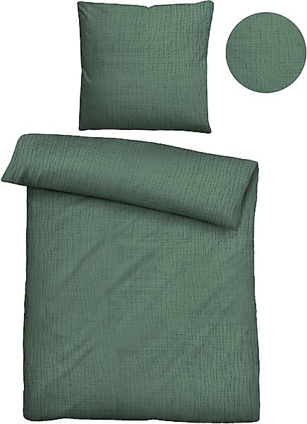 Biberna Bettwäsche Thea, Musselin, 2 teilig, günstig online kaufen