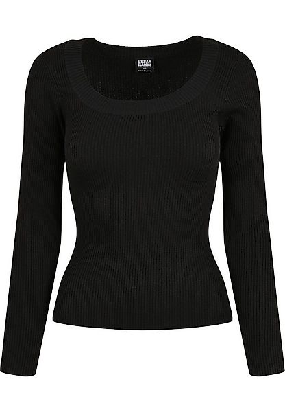 URBAN CLASSICS Sweatshirt Urban Classics Damen Ladies Wide Neckline Sweater günstig online kaufen