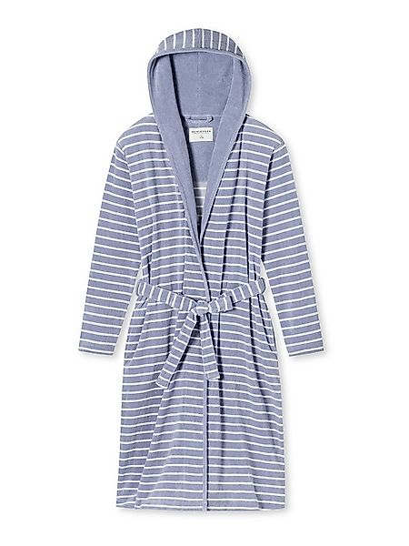 Schiesser Bademantel Feather Terry, Bade-mantel sauna Morgen-mantel günstig online kaufen