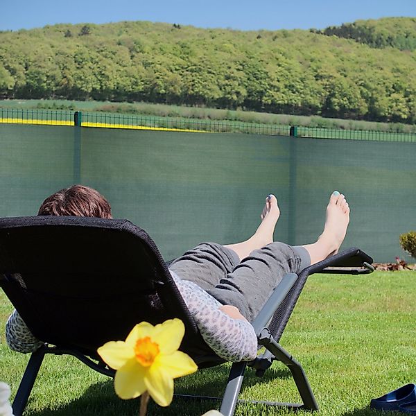 relaxdays Blende Zaunblende grün 1,80m, 1,8 günstig online kaufen