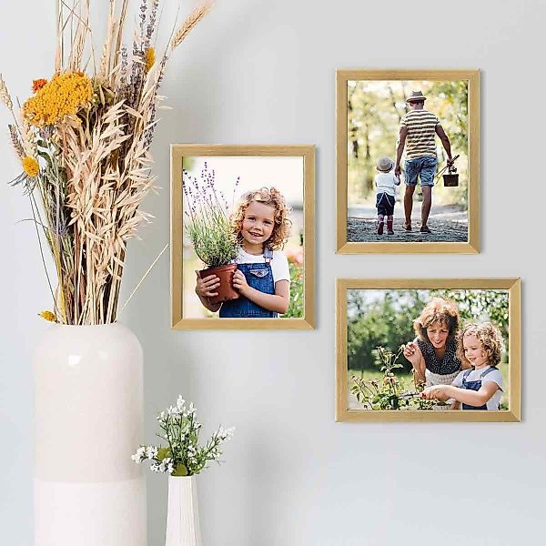 PHOTOLINI Bilderrahmen Poster-Einzelrahmen Modern Schmal, (1 Rahmen) günstig online kaufen