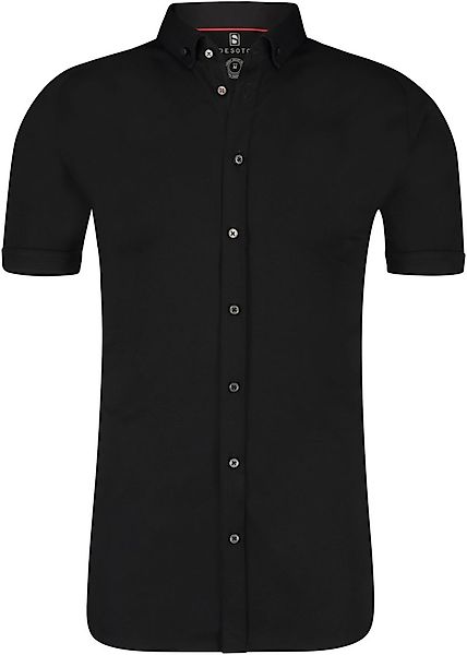 Desoto Hemd Bügelfrei Uni Schwarz 081 - Größe 3XL günstig online kaufen