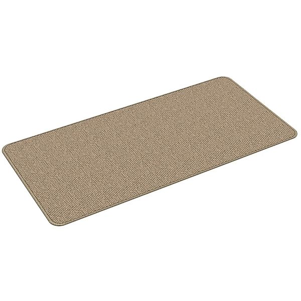 vidaXL Teppich Teppichläufer Sisal-Optik Sandfarben 50x100 cm, Rechteckig, günstig online kaufen