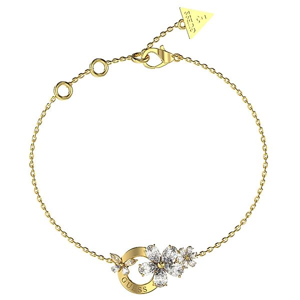 Guess Gliederarmband Lily Flowers Goldfarben S günstig online kaufen