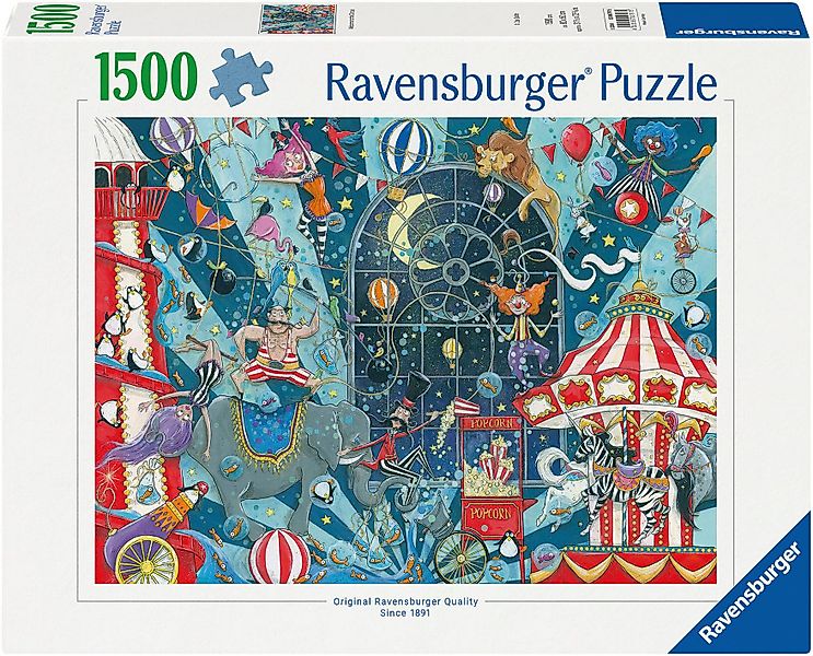 Ravensburger Puzzle Willkommen beim Zirkus, 1500 günstig online kaufen