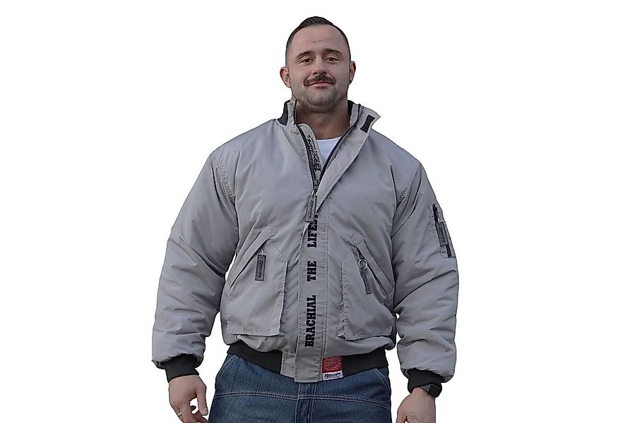 BRACHIAL THE LIFESTYLE COMPANY Bomberjacke Brachial Fliegerjacke "City" gra günstig online kaufen