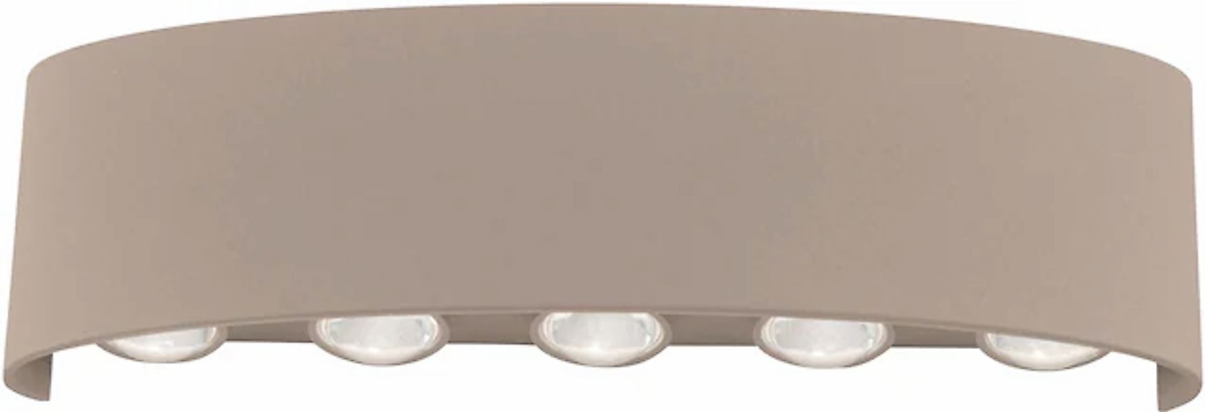 Paul Neuhaus LED Wandleuchte »CARLO« LED-Board 1 Stk. Warmweiß IP54, Für In günstig online kaufen