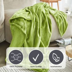 IBENA Wohndecke "Uni Fleecedecke Olbia" einfarbig schick, Kuscheldecke günstig online kaufen