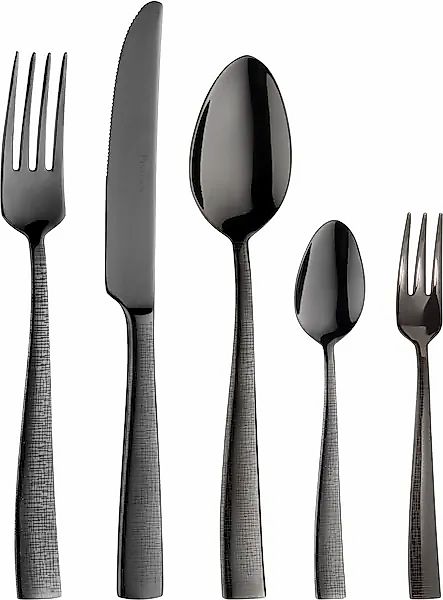 PINTINOX Besteck-Set »Palace Treasure TXT Titan« geläserter Griff günstig online kaufen