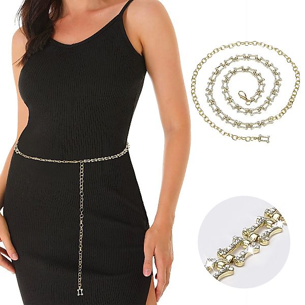 RWEUOQ Kettengürtel Kettengürtel Taillenkette Damengürtel Kleid günstig online kaufen
