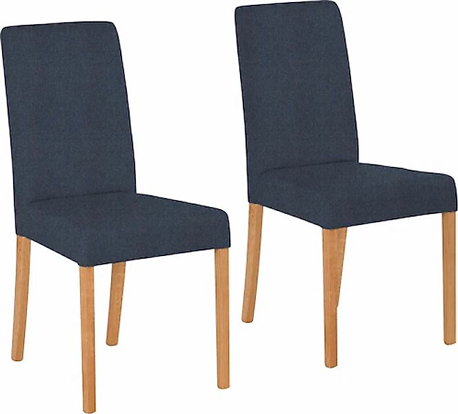 Home affaire 4-Fußstuhl »Bologna«, (Set), 6 St., Strukturstoff, Gestell aus günstig online kaufen