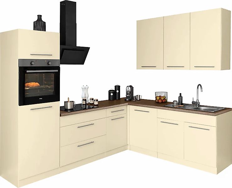 wiho Küchen Winkelküche "Unna" ohne E-Geräte, Stellbreite 260 x 220 cm günstig online kaufen