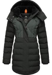 Ragwear Winterjacke "Ashanta Block" mit Kapuze Wasserdichter gesteppter Win günstig online kaufen