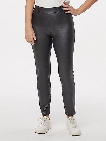 MONACO blue Lederimitathose Leggings koerpernah in günstig online kaufen
