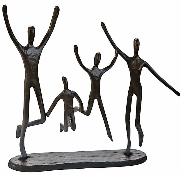 Casablanca by Gilde Dekofigur "Skulptur Jumping braun H. 20 cm" günstig online kaufen