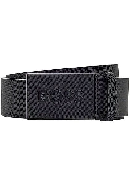 BOSS Ledergürtel Boss_Icon-S1_Sz40 mit BOSS-Logo-Prägung auf der Koppelschl günstig online kaufen